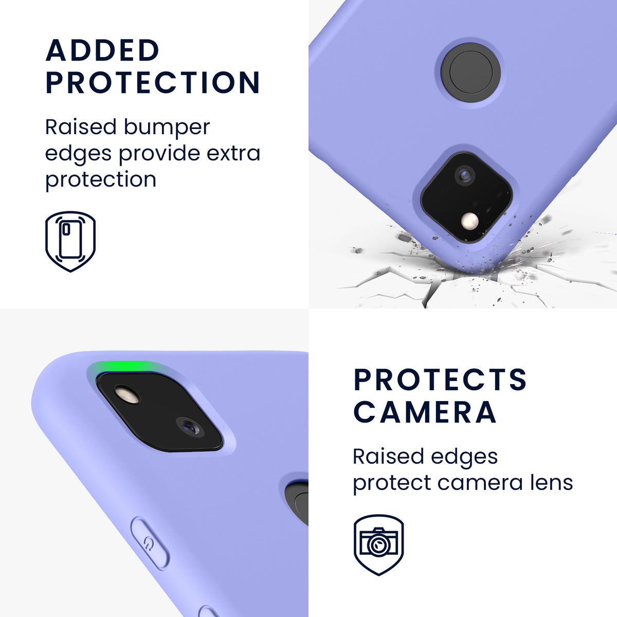 Google Pixel 4a gummierte Handyhülle