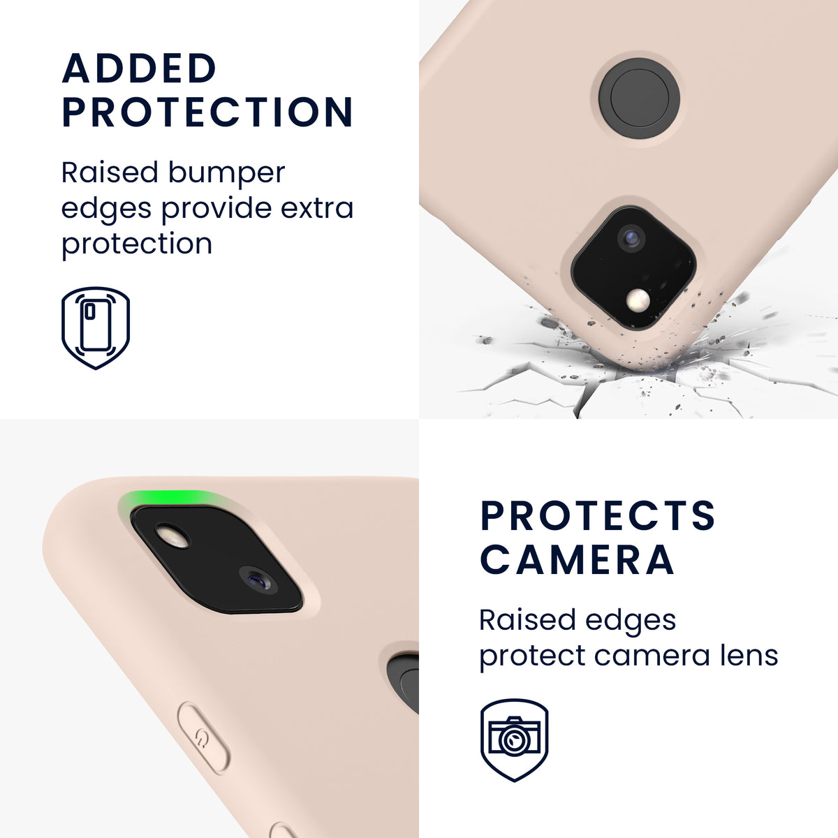 Google Pixel 4a gummierte Handyhülle