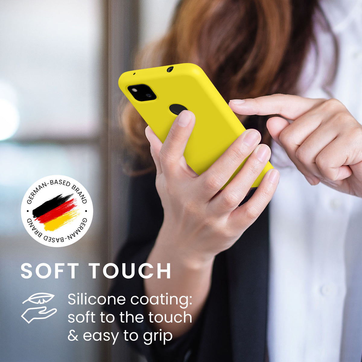 Google Pixel 4a gummierte Handyhülle