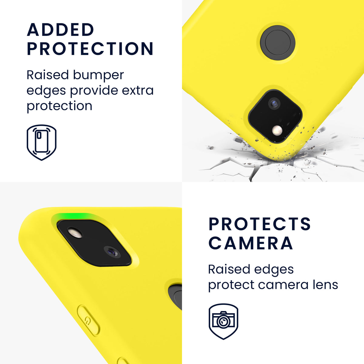 Google Pixel 4a gummierte Handyhülle