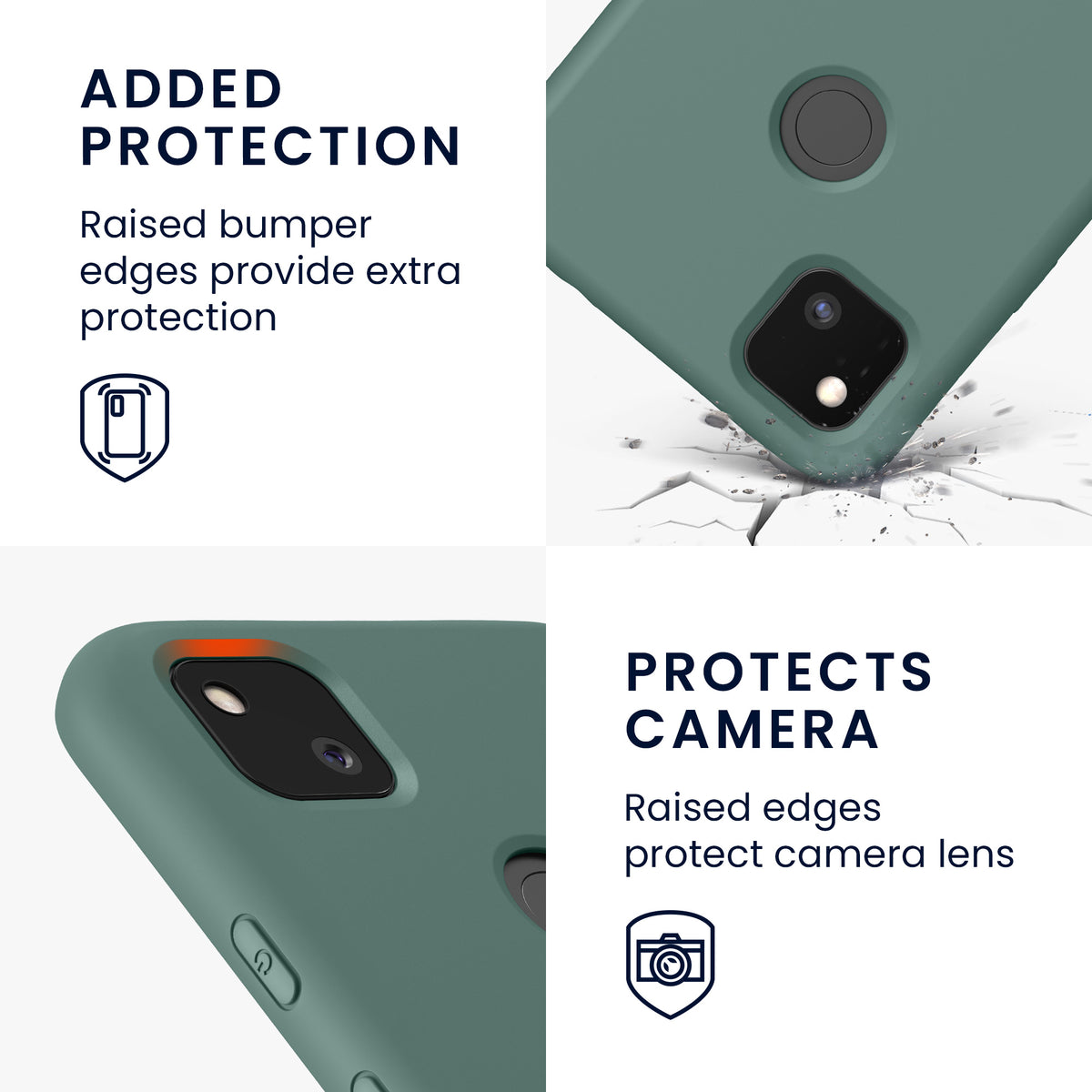 Google Pixel 4a gummierte Handyhülle