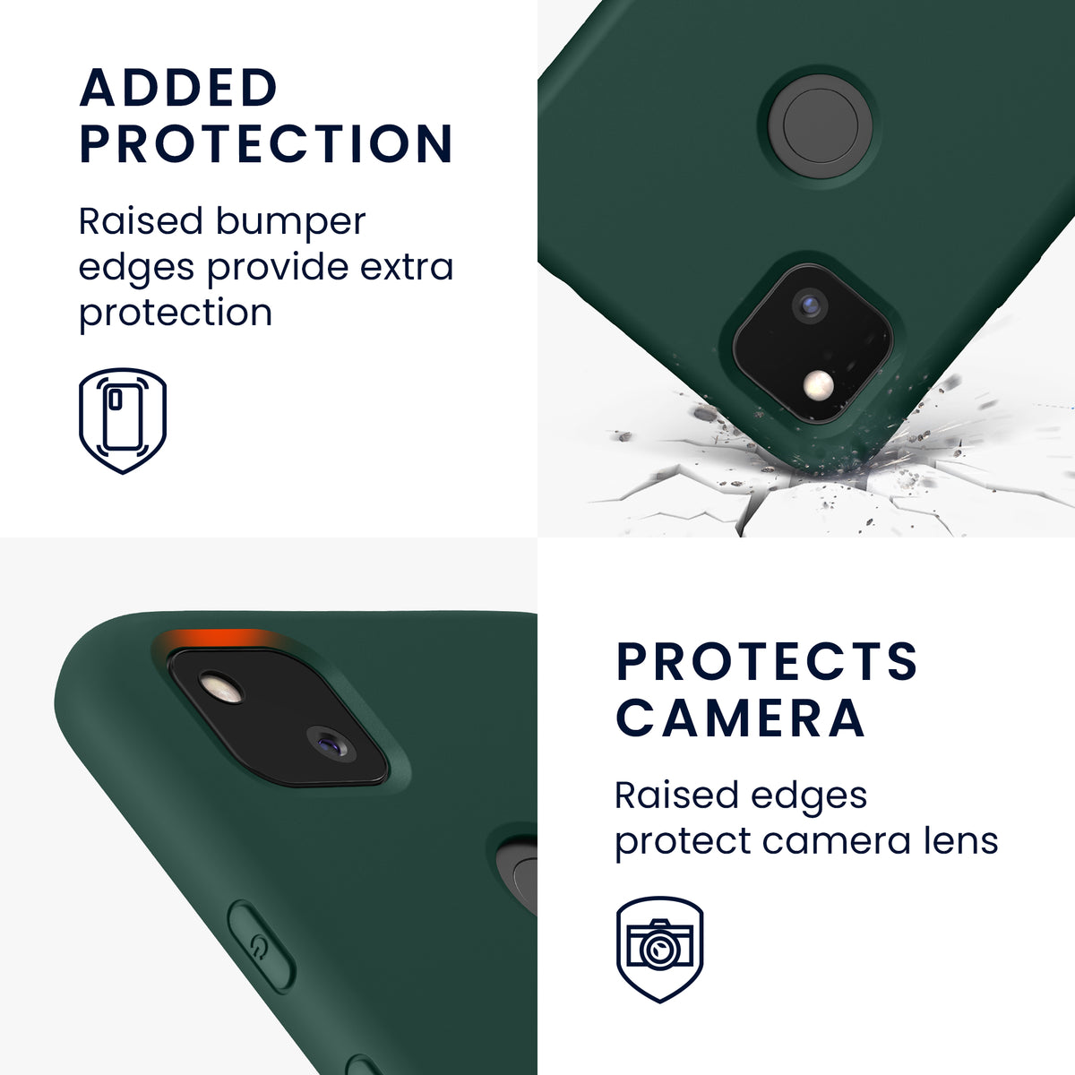 Google Pixel 4a gummierte Handyhülle