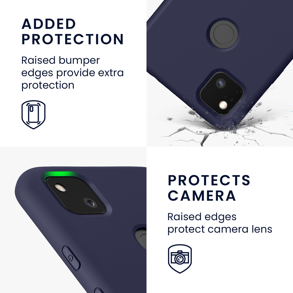 Google Pixel 4a gummierte Handyhülle