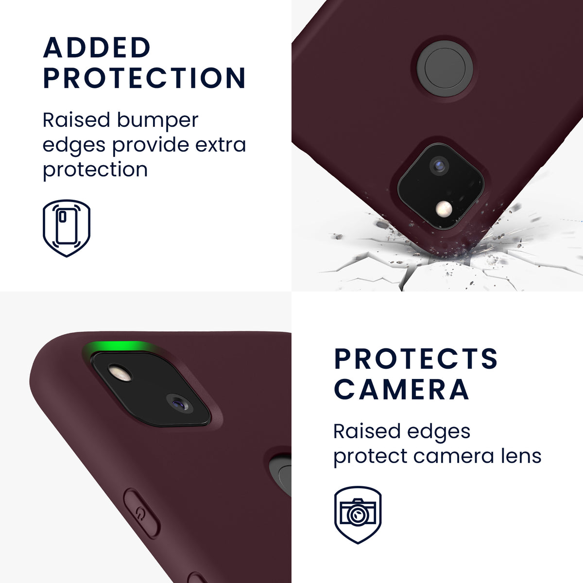 Google Pixel 4a gummierte Handyhülle