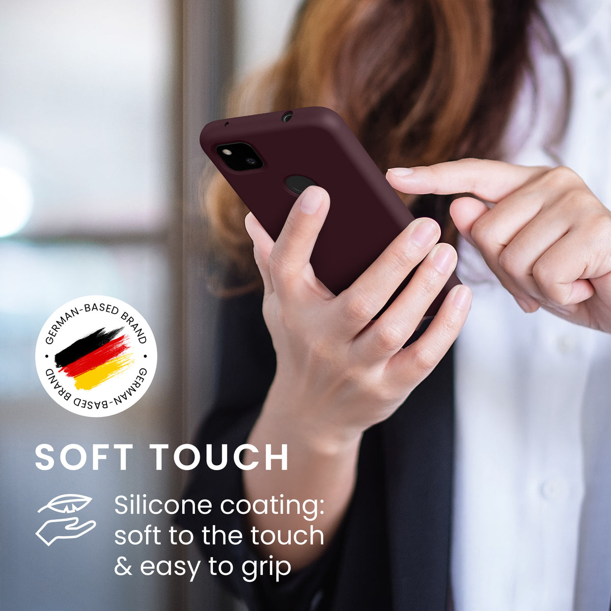 Google Pixel 4a gummierte Handyhülle