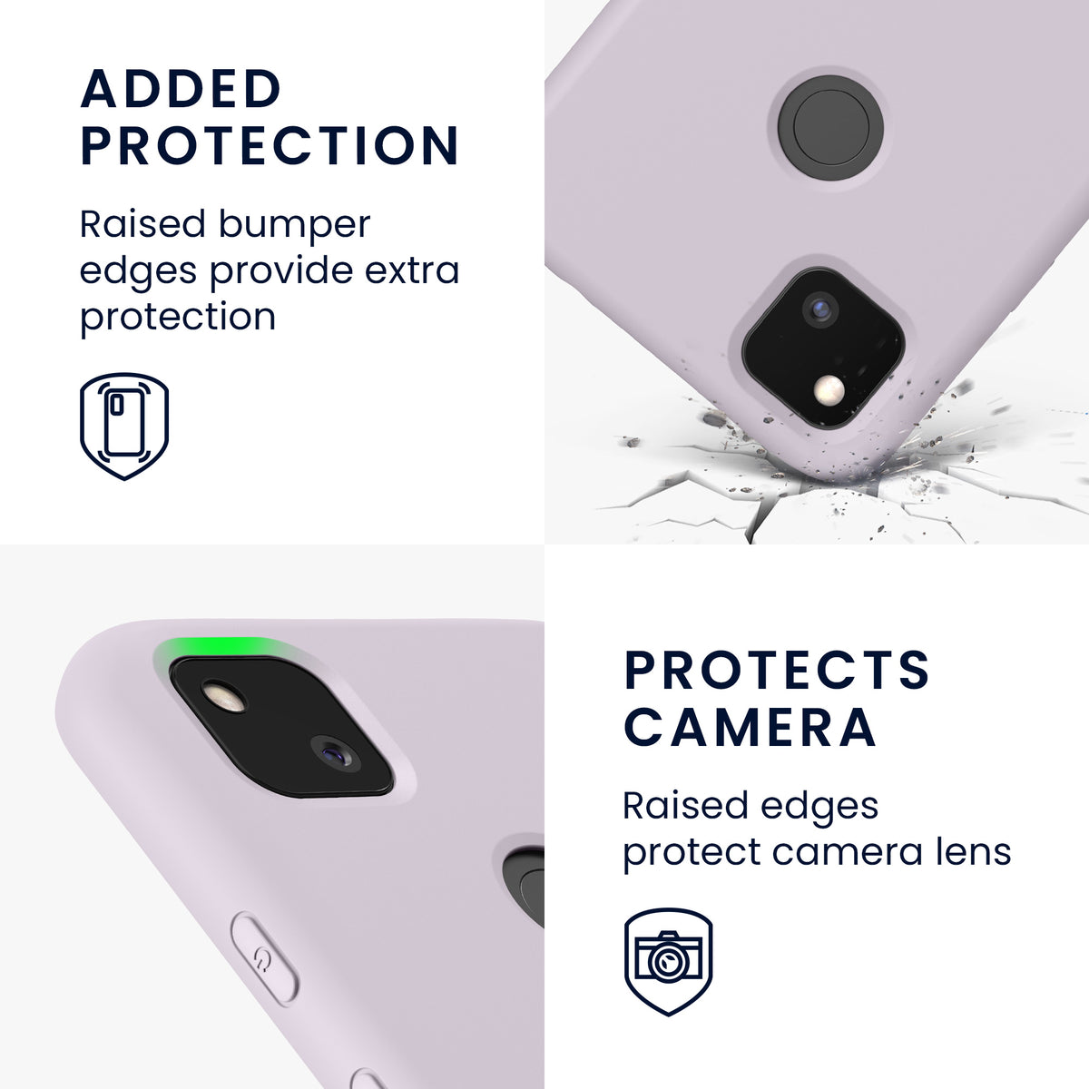 Google Pixel 4a gummierte Handyhülle