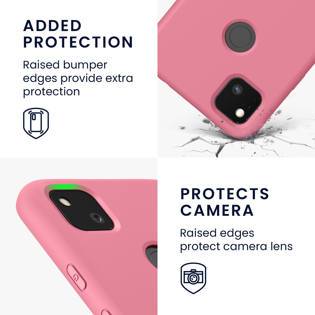 Google Pixel 4a gummierte Handyhülle