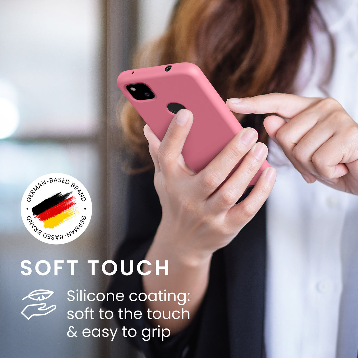 Google Pixel 4a gummierte Handyhülle