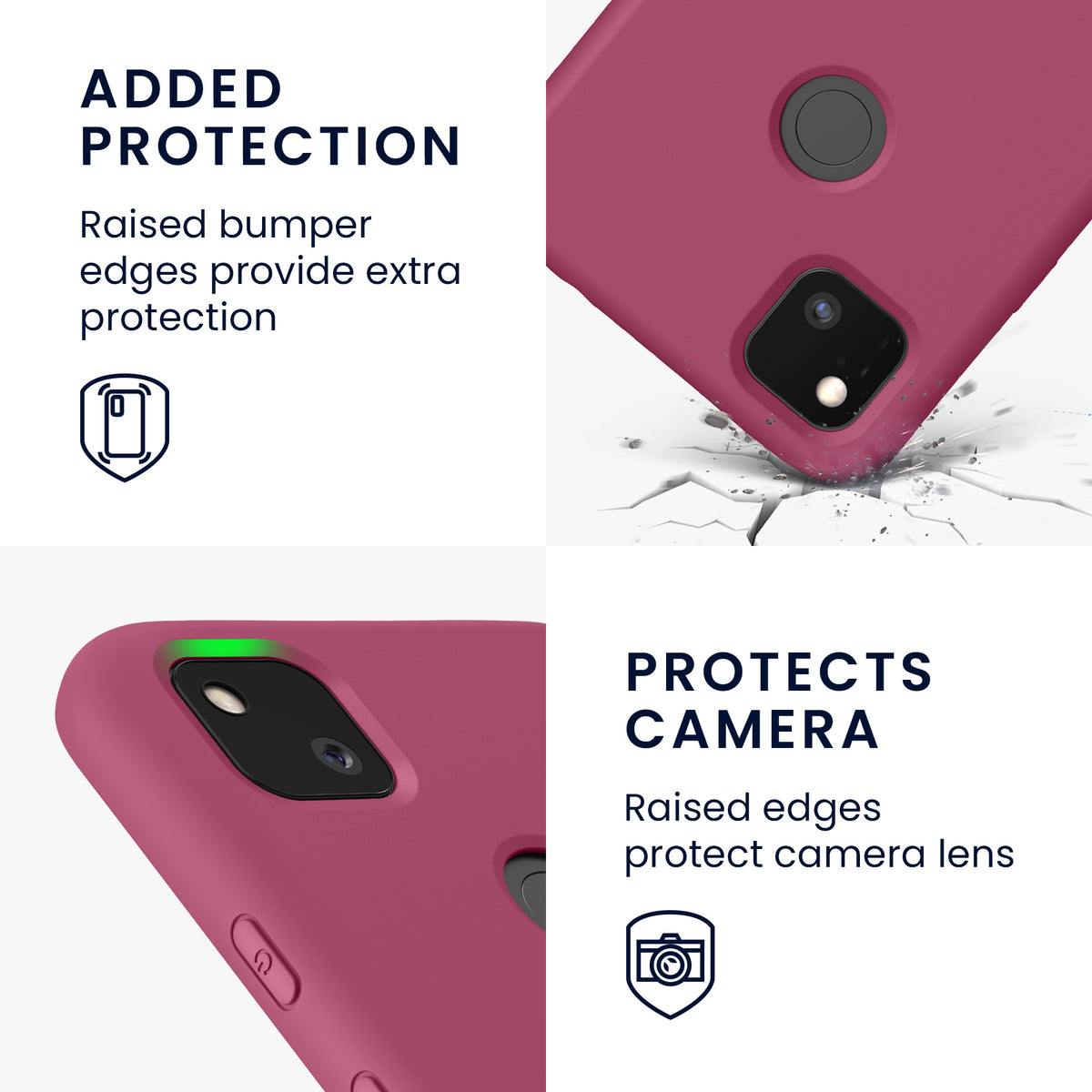 Google Pixel 4a gummierte Handyhülle