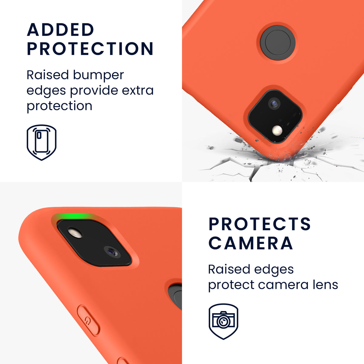 Google Pixel 4a gummierte Handyhülle