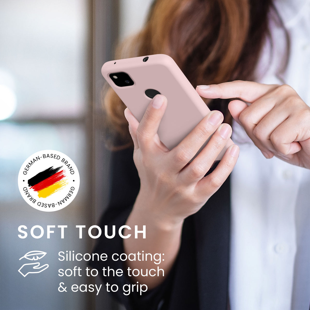 Google Pixel 4a gummierte Handyhülle