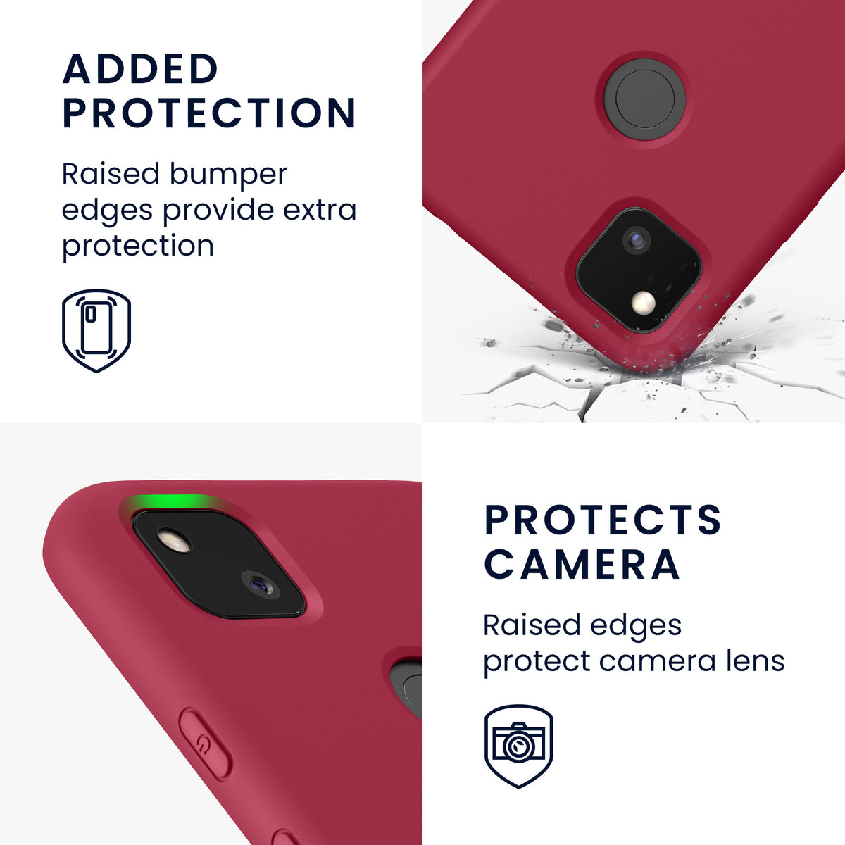 Google Pixel 4a gummierte Handyhülle