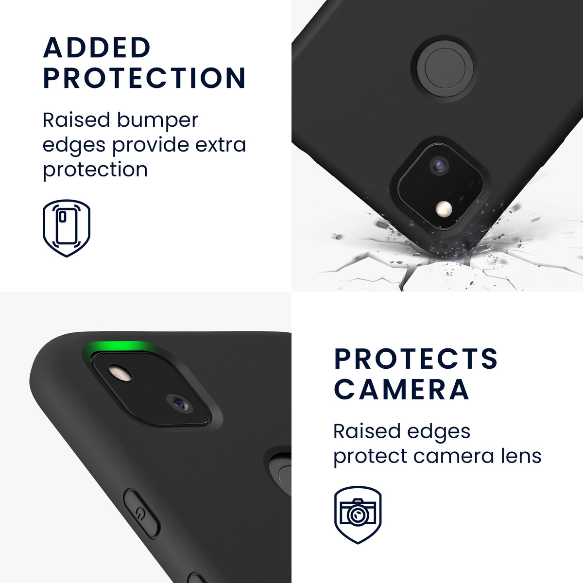 Google Pixel 4a gummierte Handyhülle