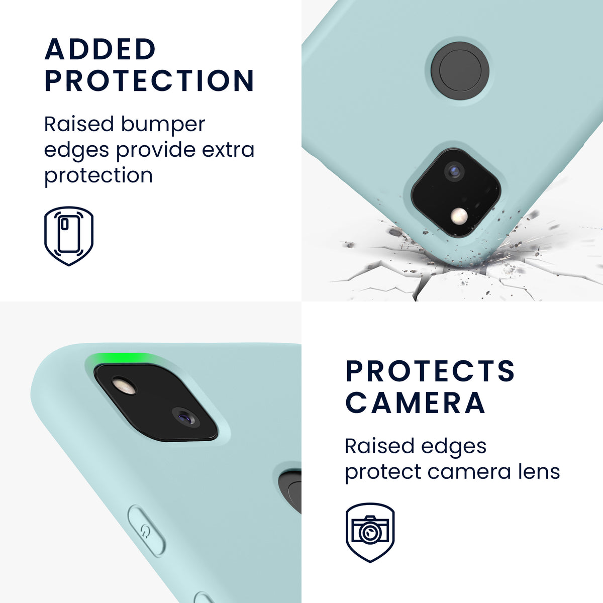 Google Pixel 4a gummierte Handyhülle