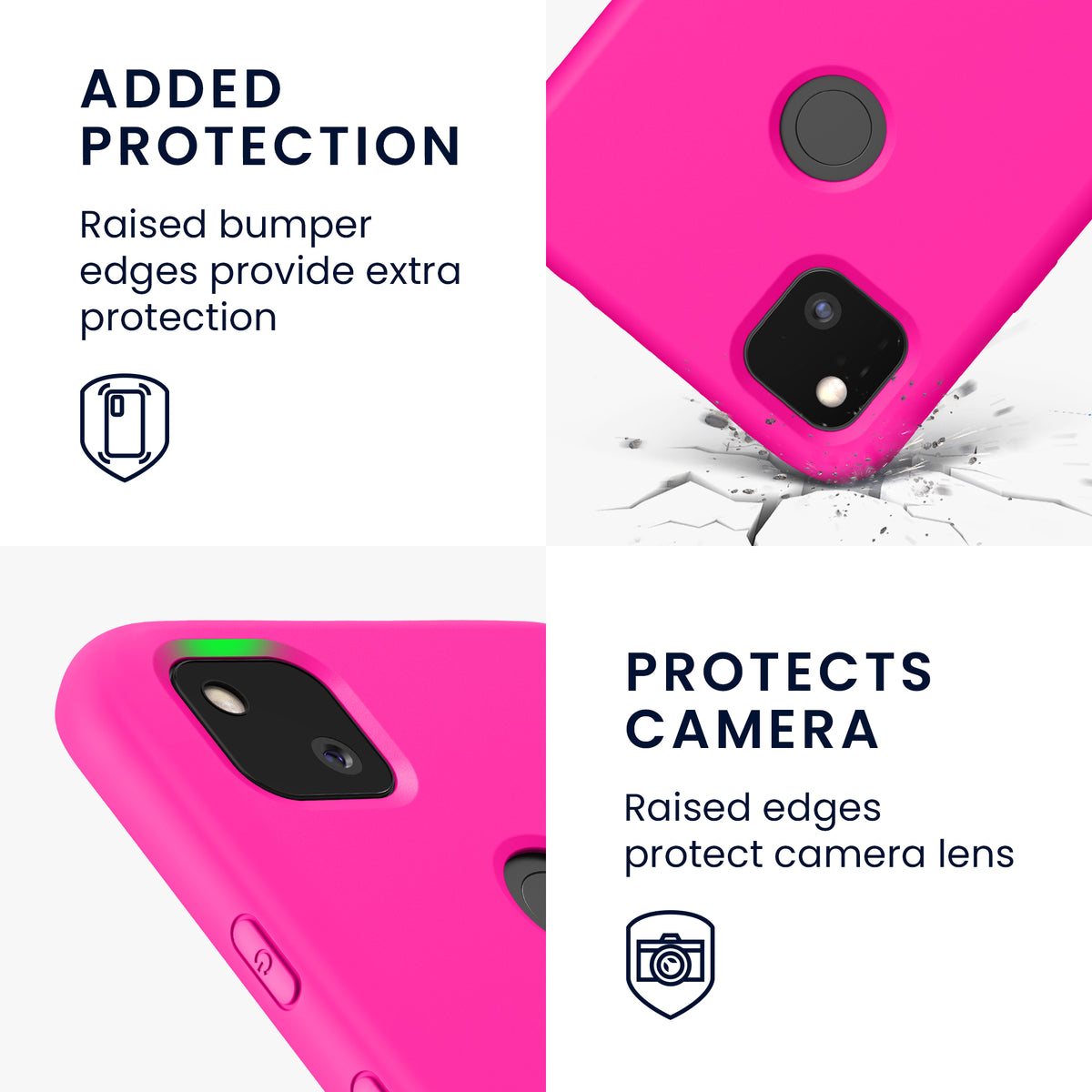 Google Pixel 4a gummierte Handyhülle