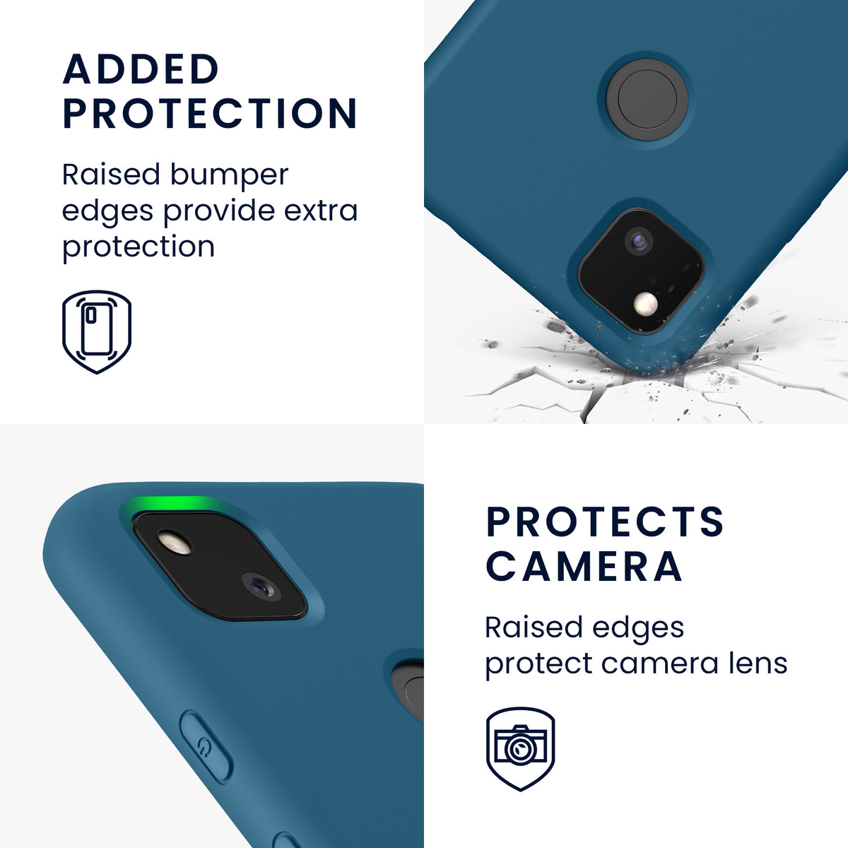Google Pixel 4a gummierte Handyhülle