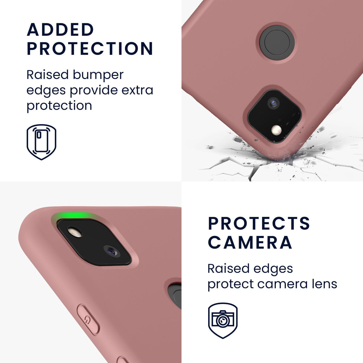 Google Pixel 4a gummierte Handyhülle