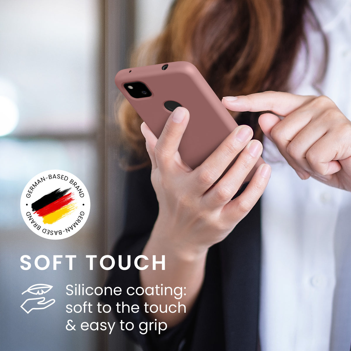 Google Pixel 4a gummierte Handyhülle