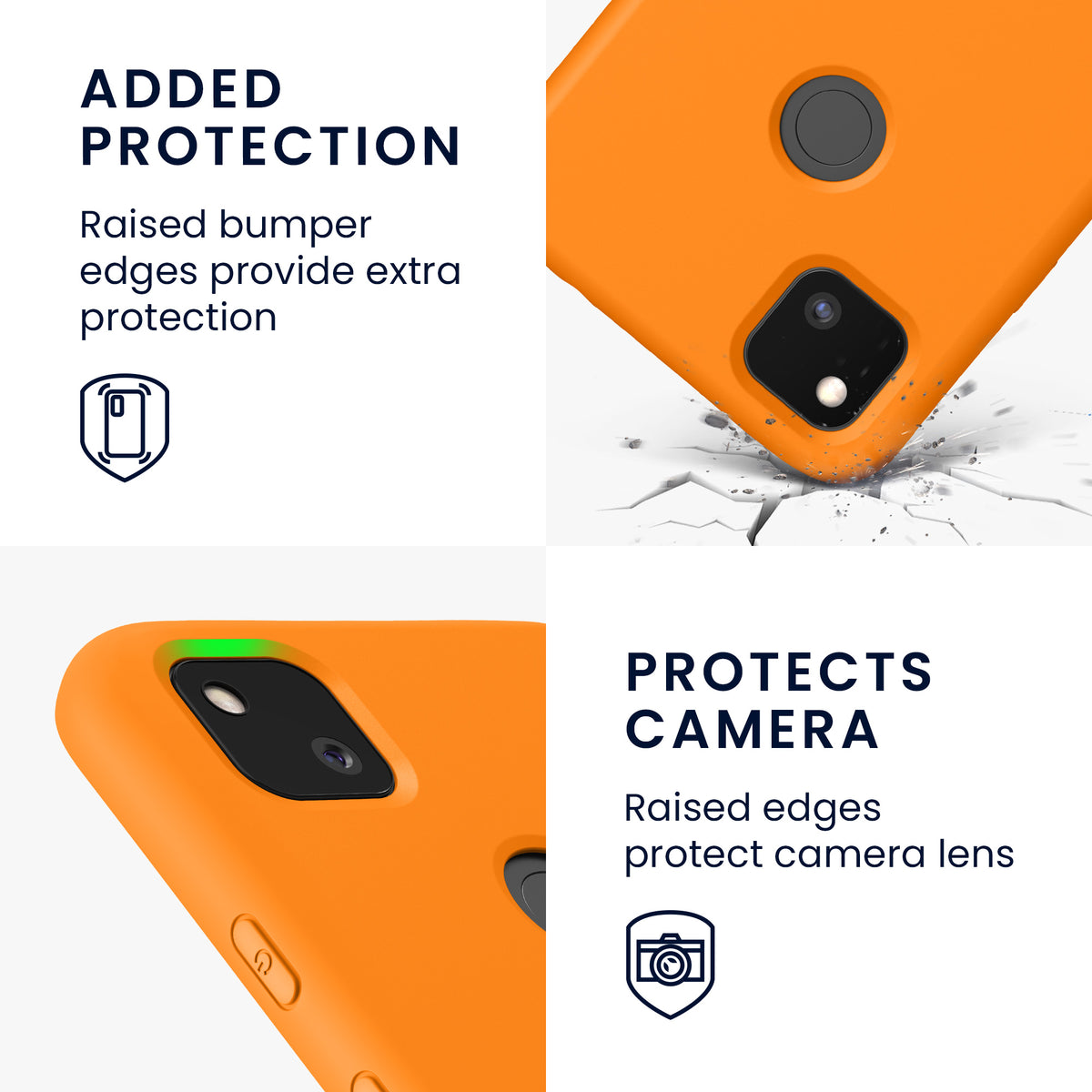 Google Pixel 4a gummierte Handyhülle