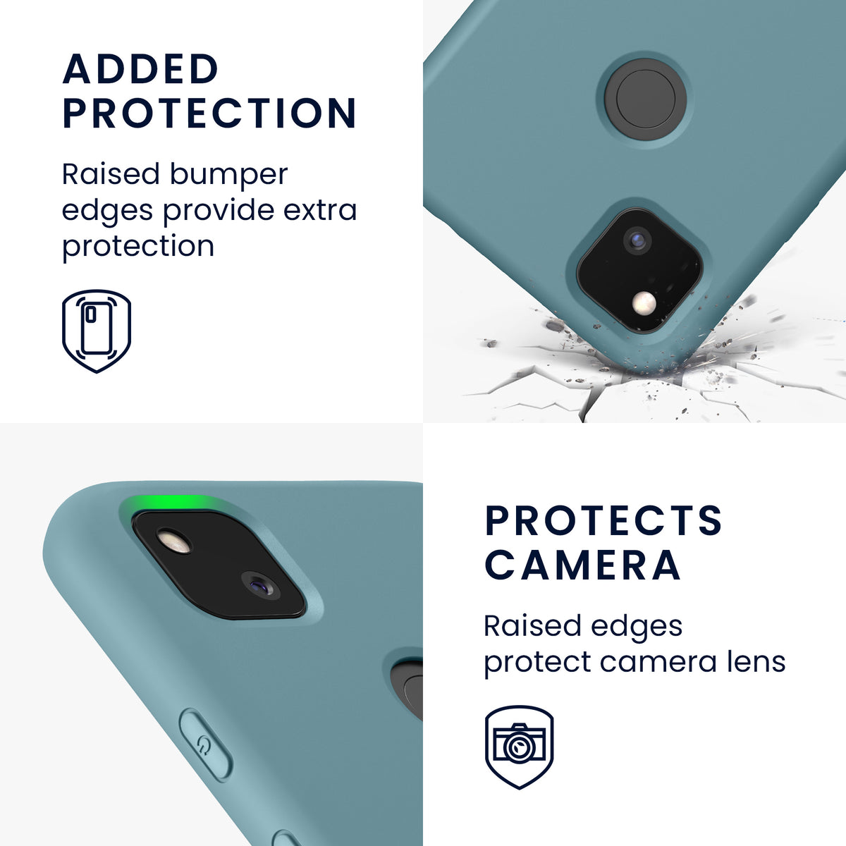 Google Pixel 4a gummierte Handyhülle