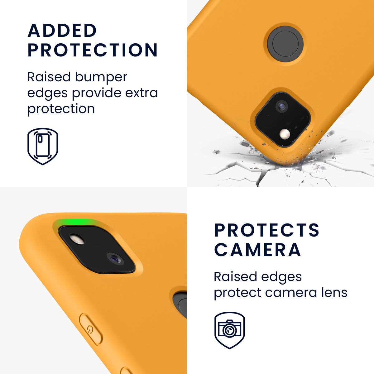 Google Pixel 4a gummierte Handyhülle