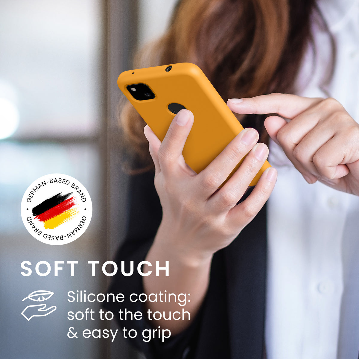 Google Pixel 4a gummierte Handyhülle
