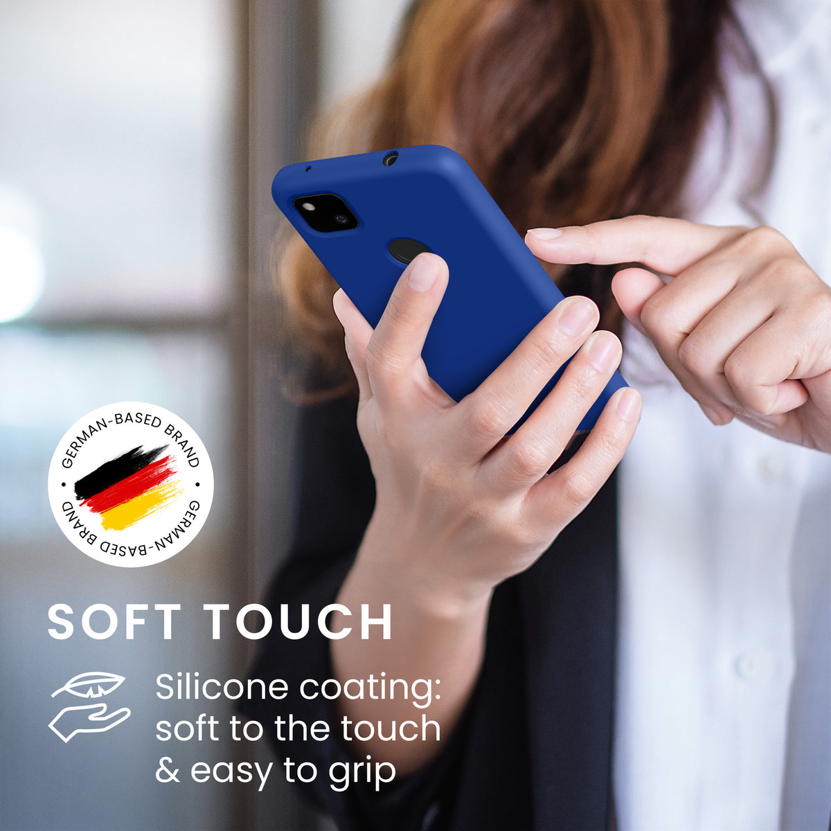 Google Pixel 4a gummierte Handyhülle
