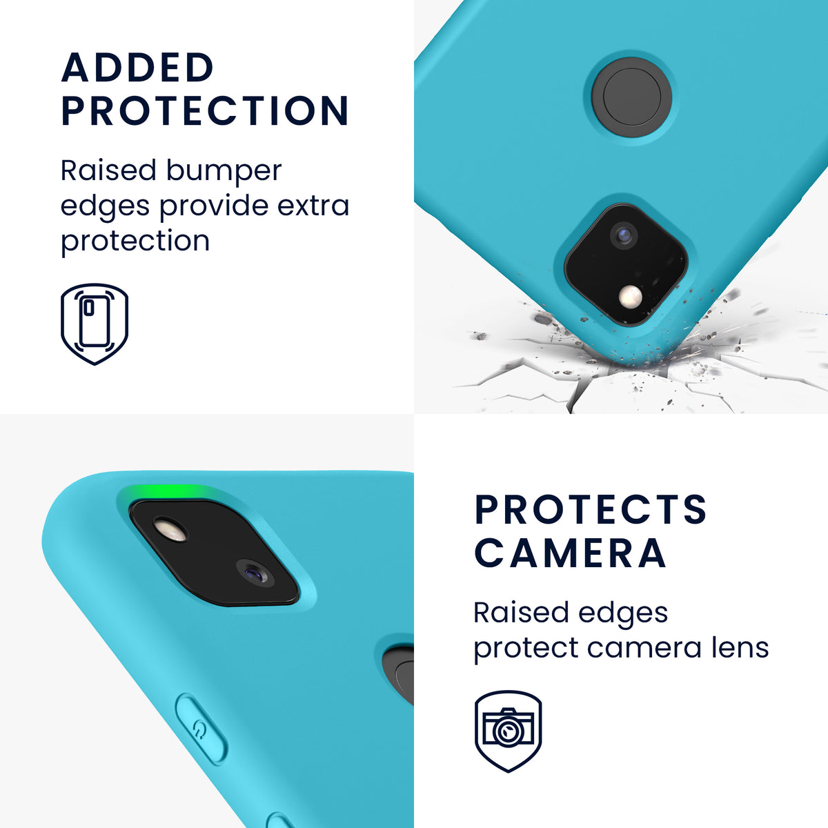 Google Pixel 4a gummierte Handyhülle
