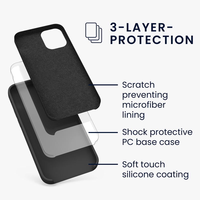 kwmobile Handyhülle für iPhone 12 mini Case - kabelloses Laden