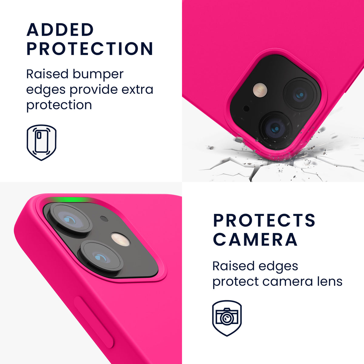kwmobile Handyhülle für iPhone 12 mini Case - kabelloses Laden