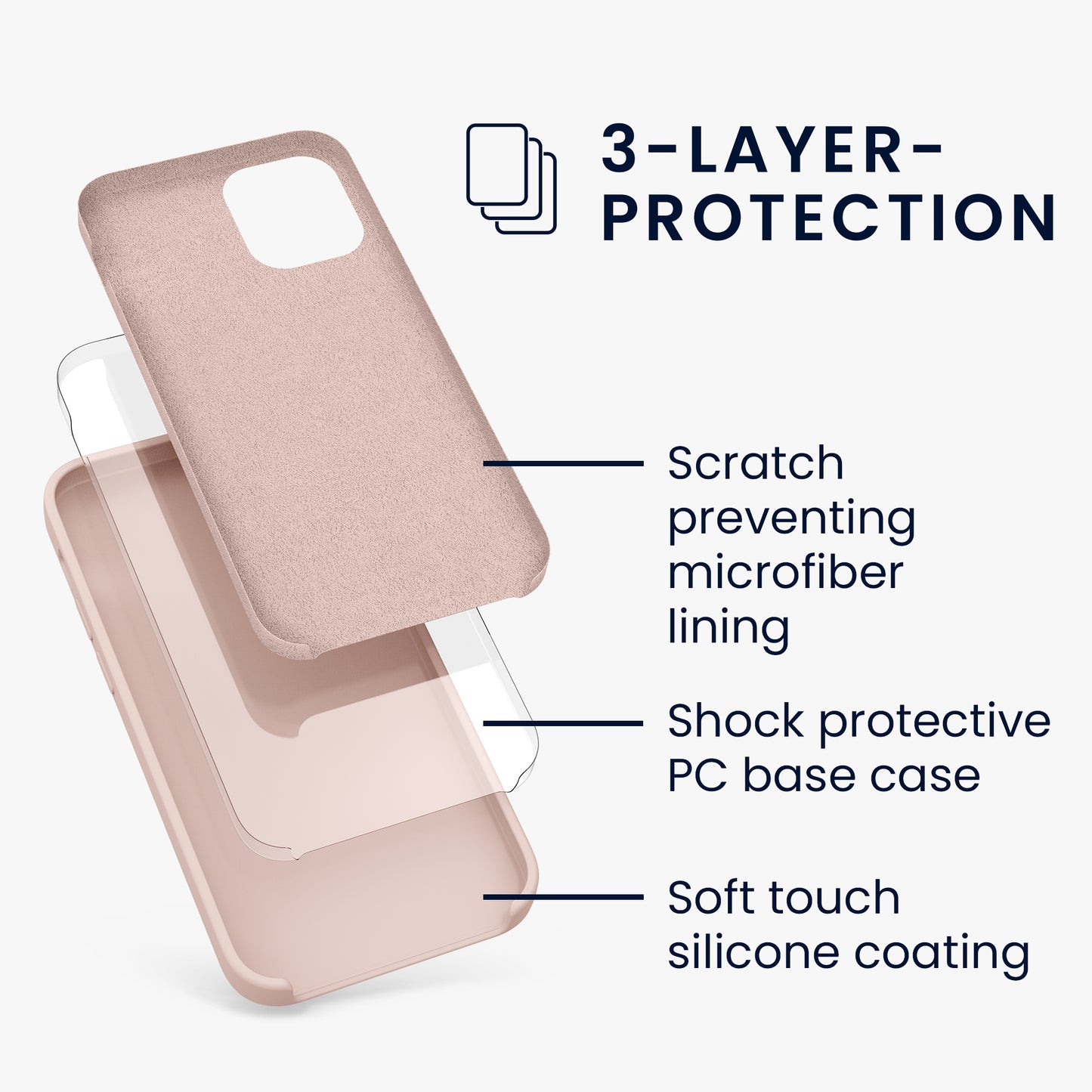 kwmobile Handyhülle für iPhone 12 mini Case - kabelloses Laden