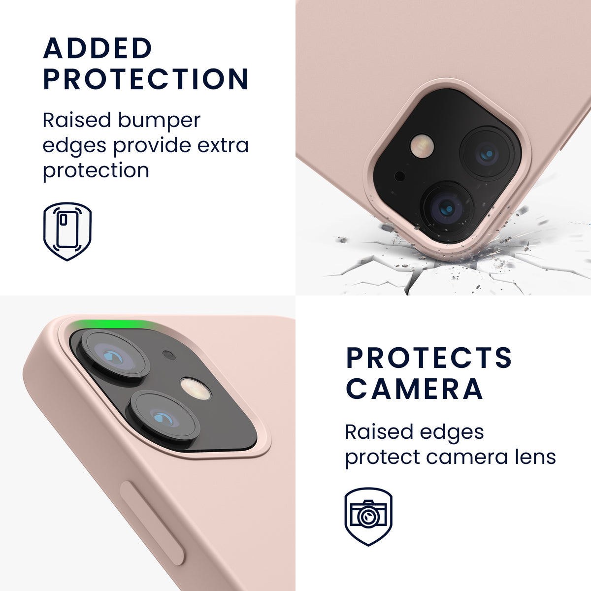 kwmobile Handyhülle für iPhone 12 mini Case - kabelloses Laden
