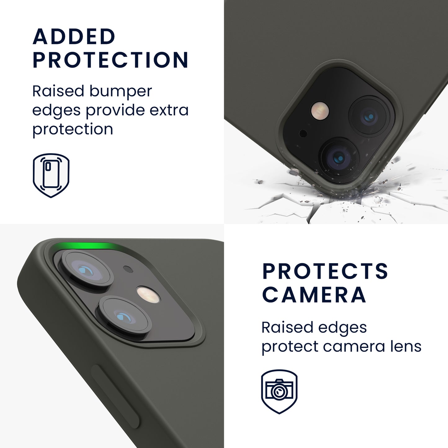 kwmobile Handyhülle für iPhone 12 mini Case - kabelloses Laden