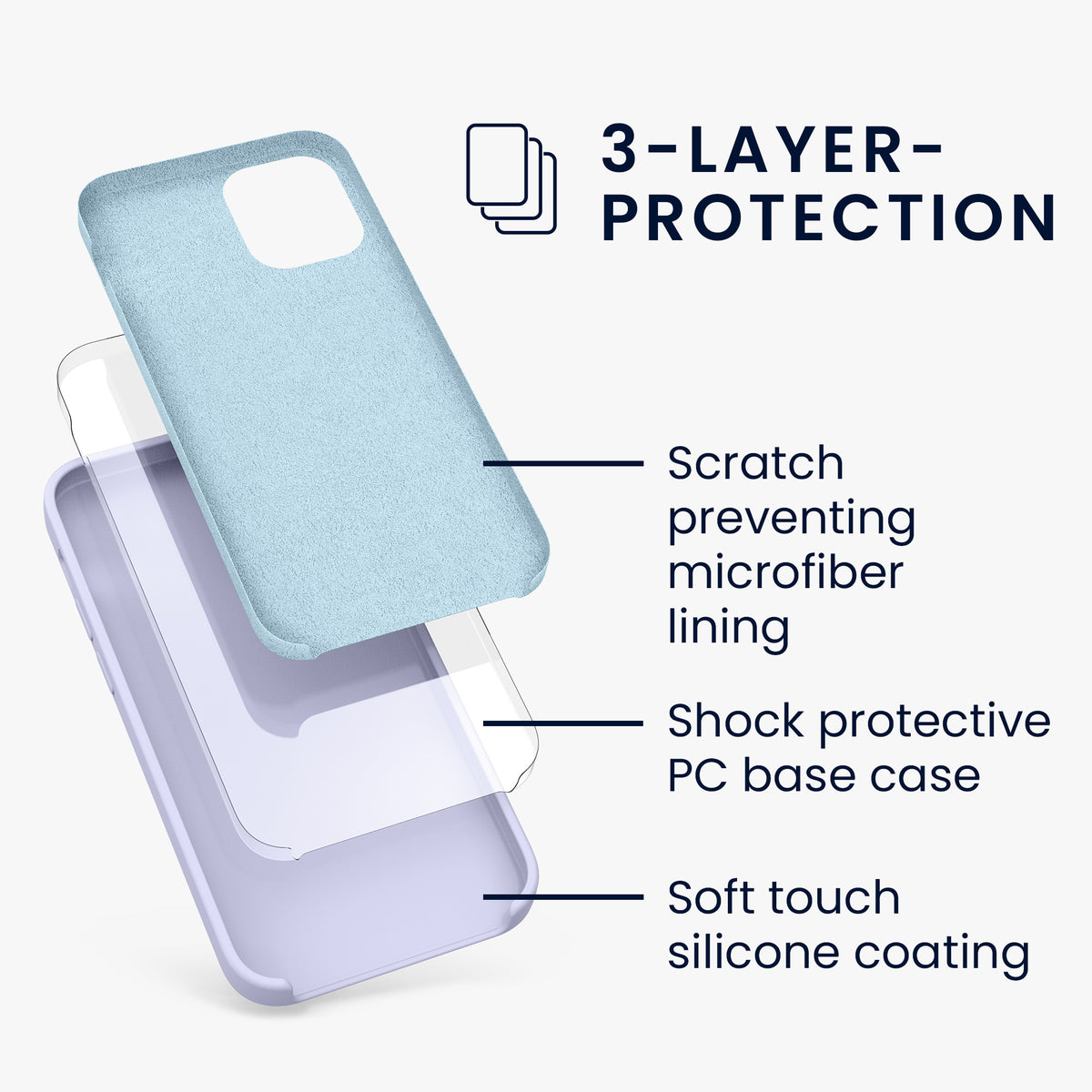 kwmobile Handyhülle für iPhone 12 mini Case - kabelloses Laden