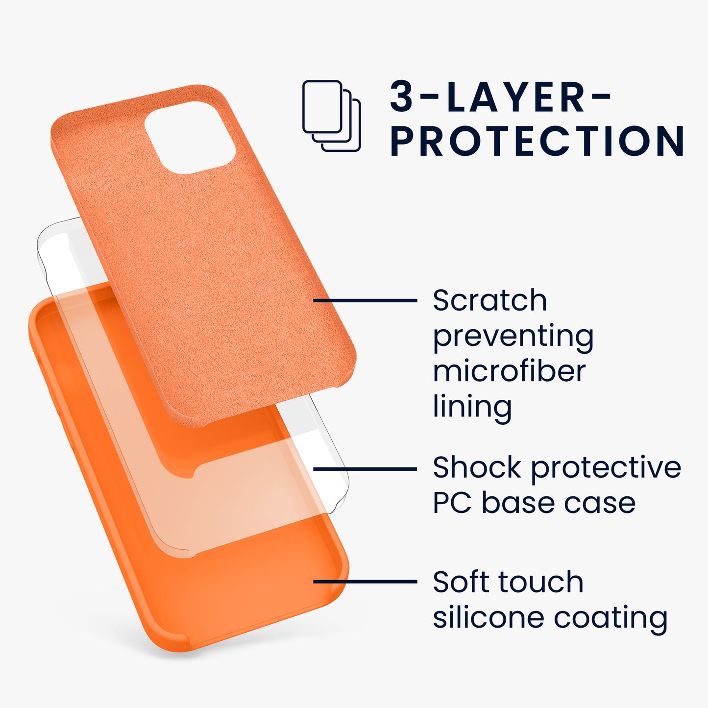 kwmobile Handyhülle für iPhone 12 mini Case - kabelloses Laden