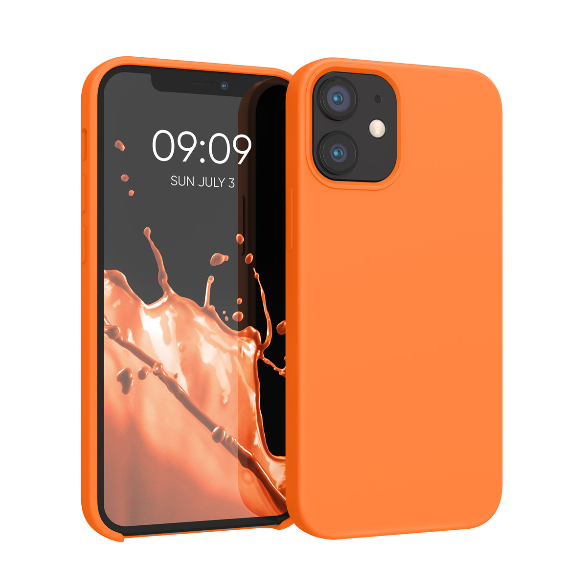 kwmobile Handyhülle für iPhone 12 mini Case - kabelloses Laden