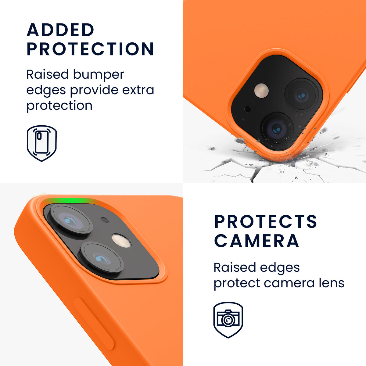 kwmobile Handyhülle für iPhone 12 mini Case - kabelloses Laden