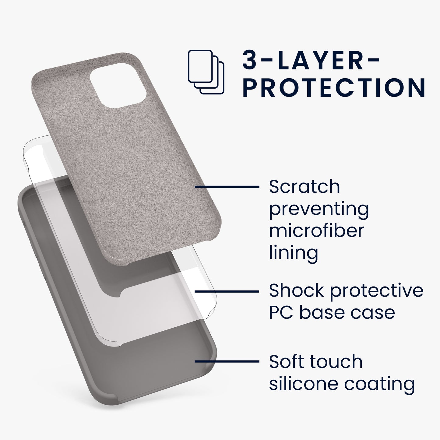 kwmobile Handyhülle für iPhone 12 mini Case - kabelloses Laden