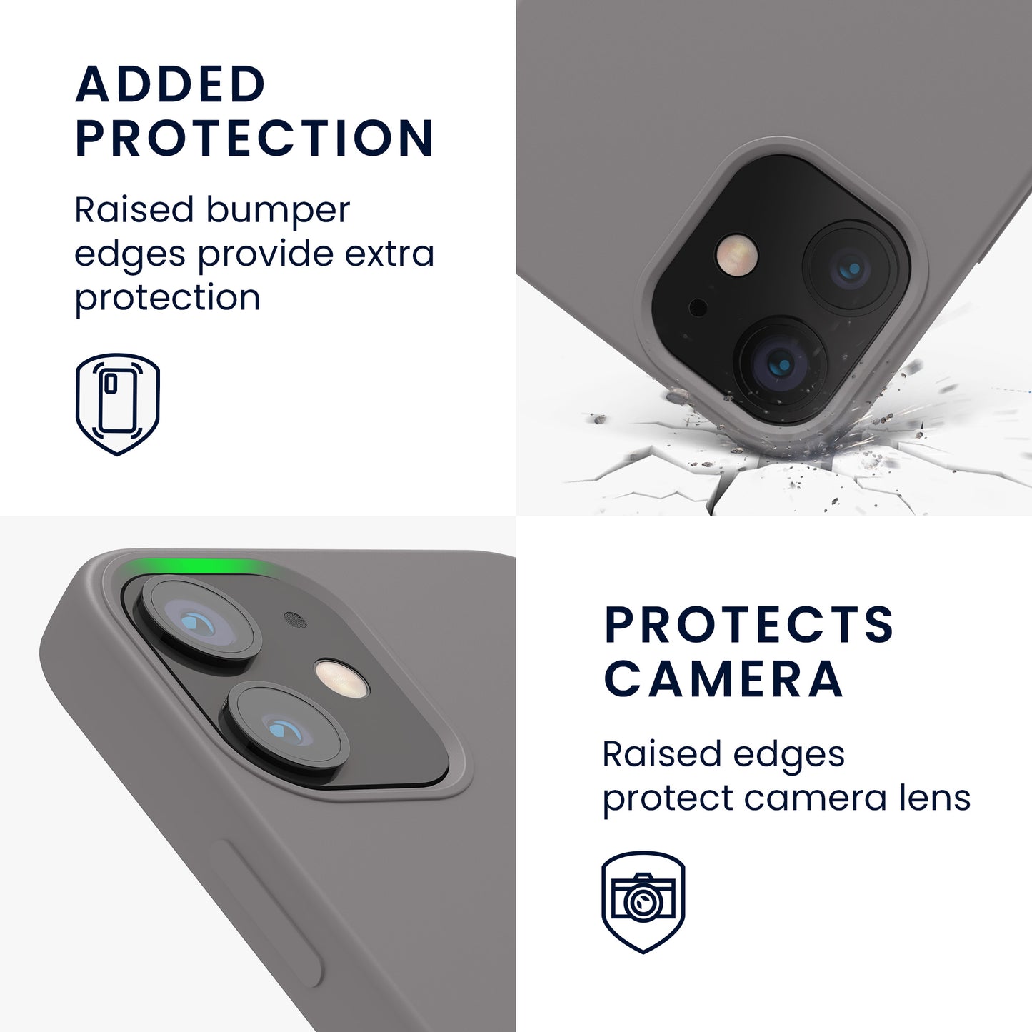 kwmobile Handyhülle für iPhone 12 mini Case - kabelloses Laden
