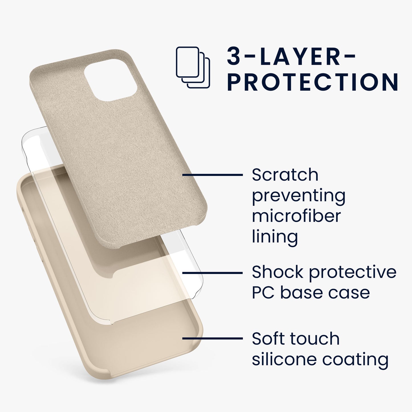 kwmobile Handyhülle für iPhone 12 mini Case - kabelloses Laden