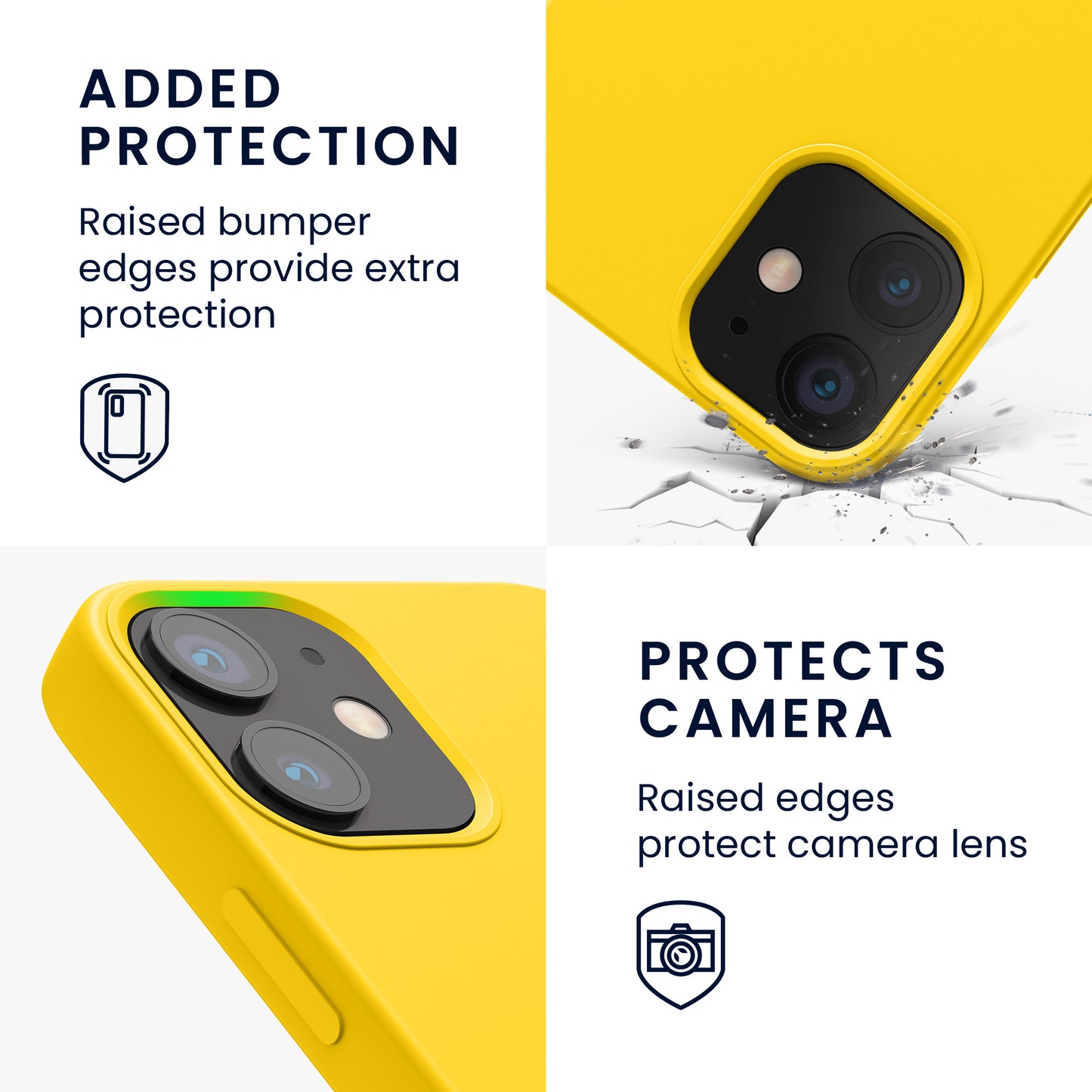 kwmobile Handyhülle für iPhone 12 mini Case - kabelloses Laden