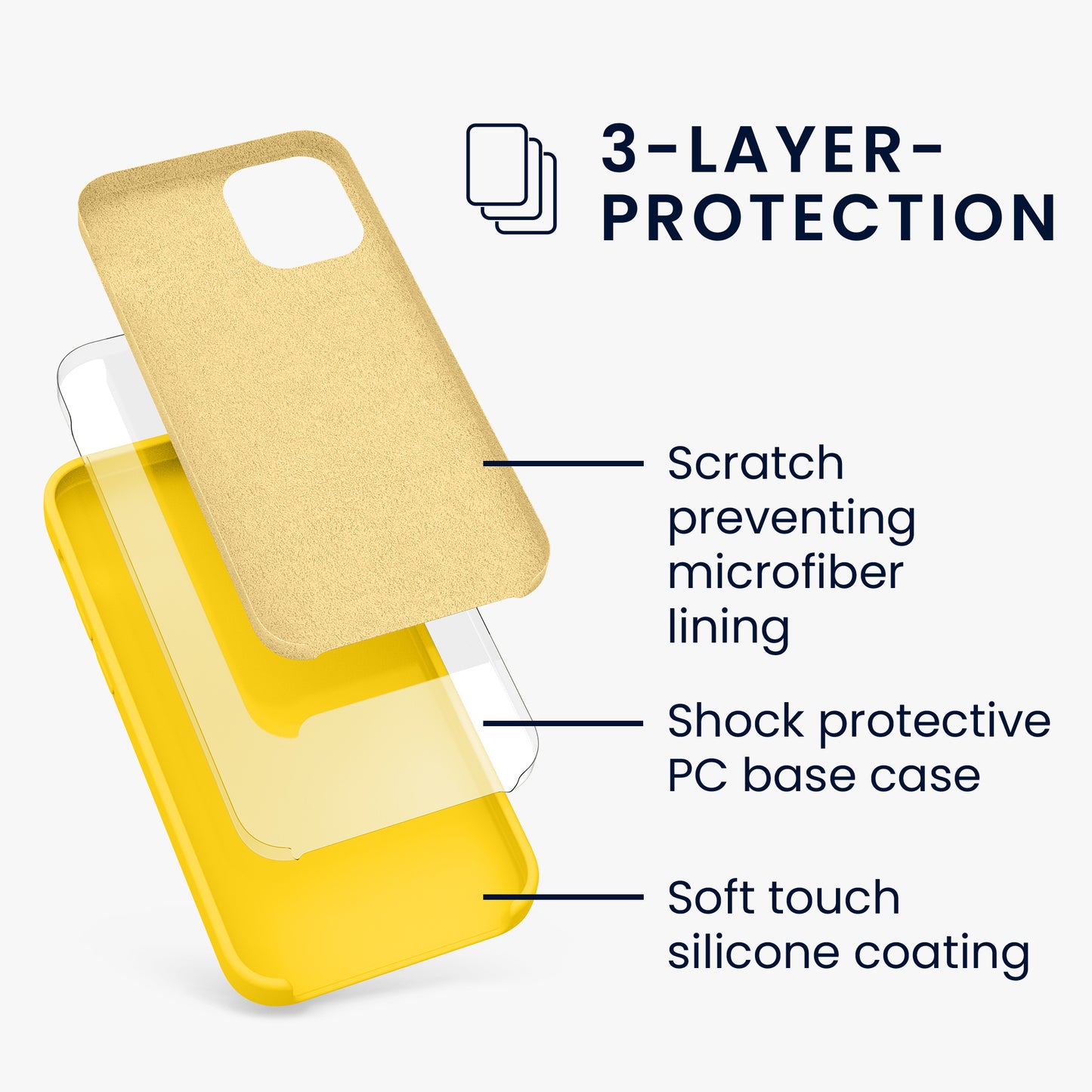 kwmobile Handyhülle für iPhone 12 mini Case - kabelloses Laden