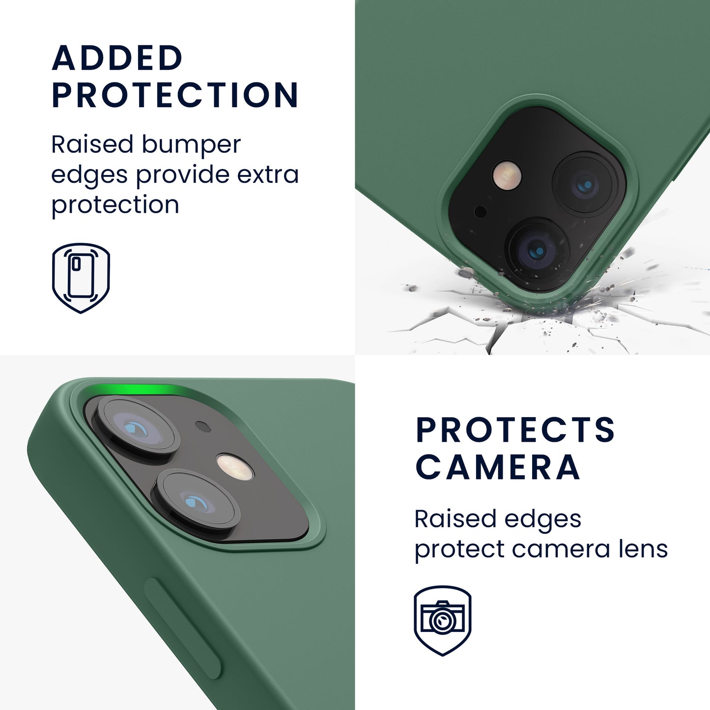 kwmobile Handyhülle für iPhone 12 mini Case - kabelloses Laden