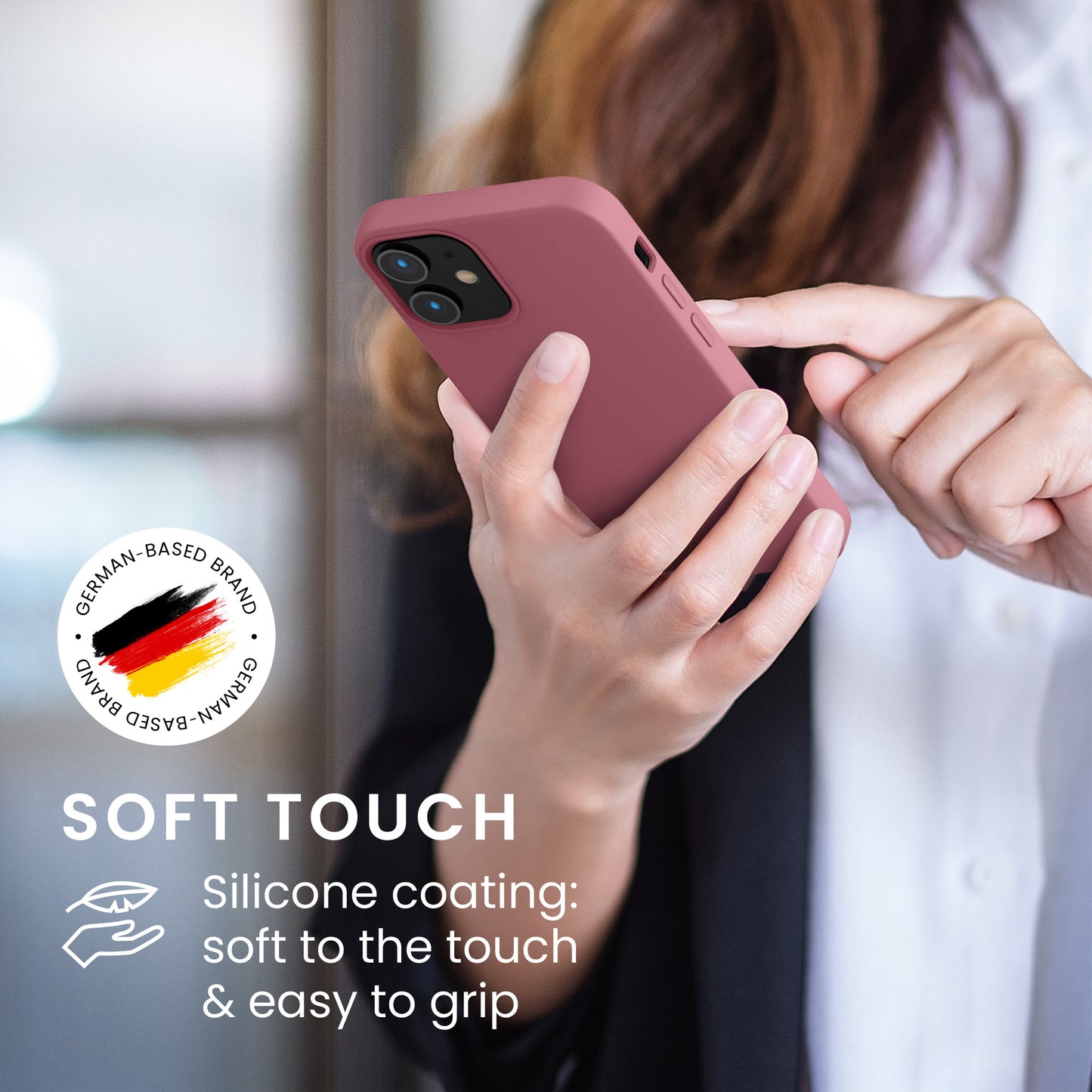 kwmobile Handyhülle für iPhone 12 mini Case - kabelloses Laden