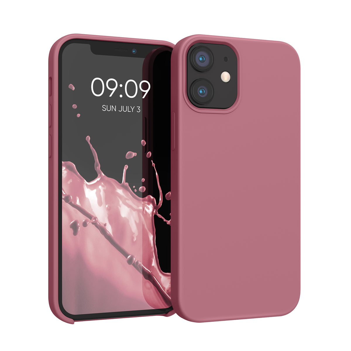 kwmobile Handyhülle für iPhone 12 mini Case - kabelloses Laden