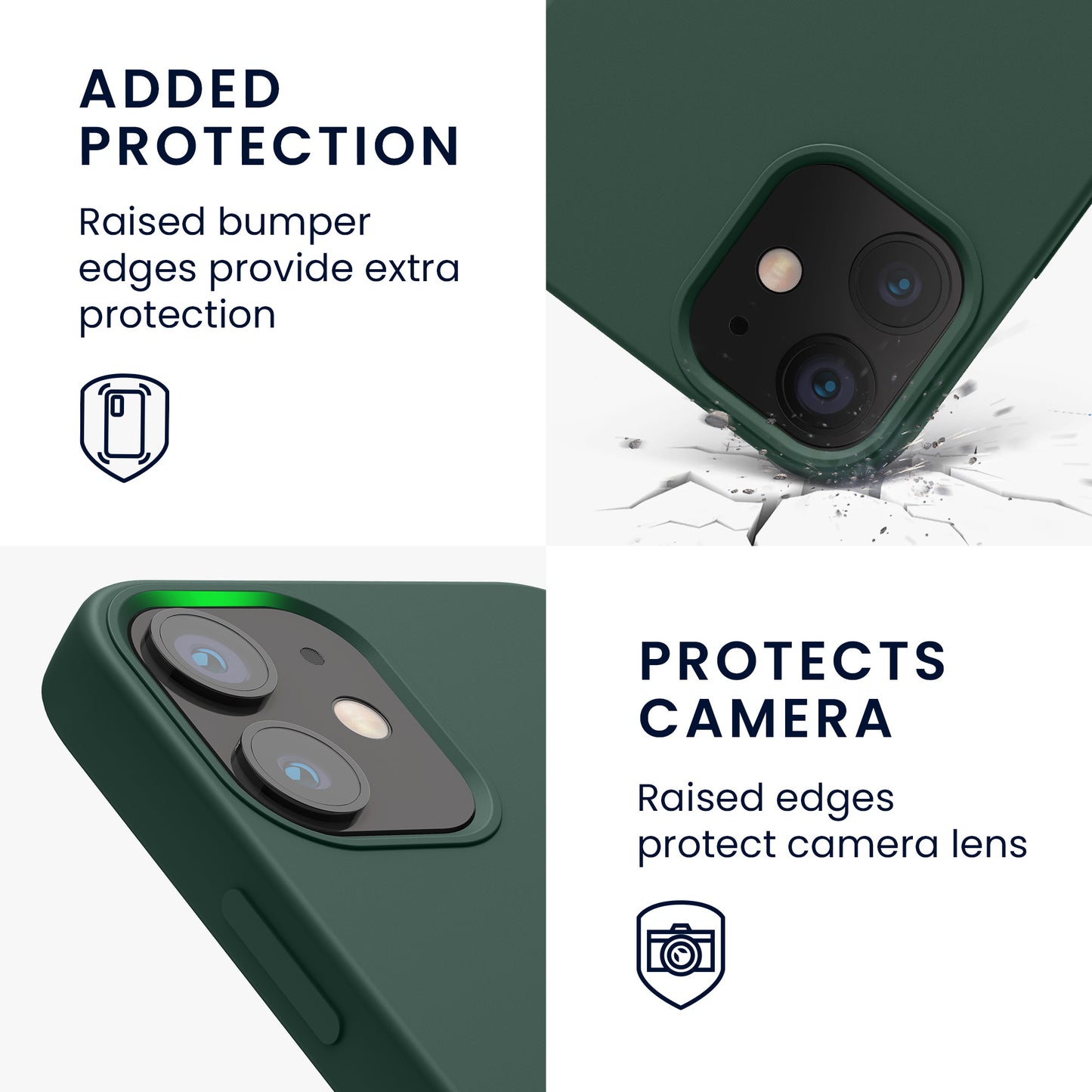kwmobile Handyhülle für iPhone 12 mini Case - kabelloses Laden