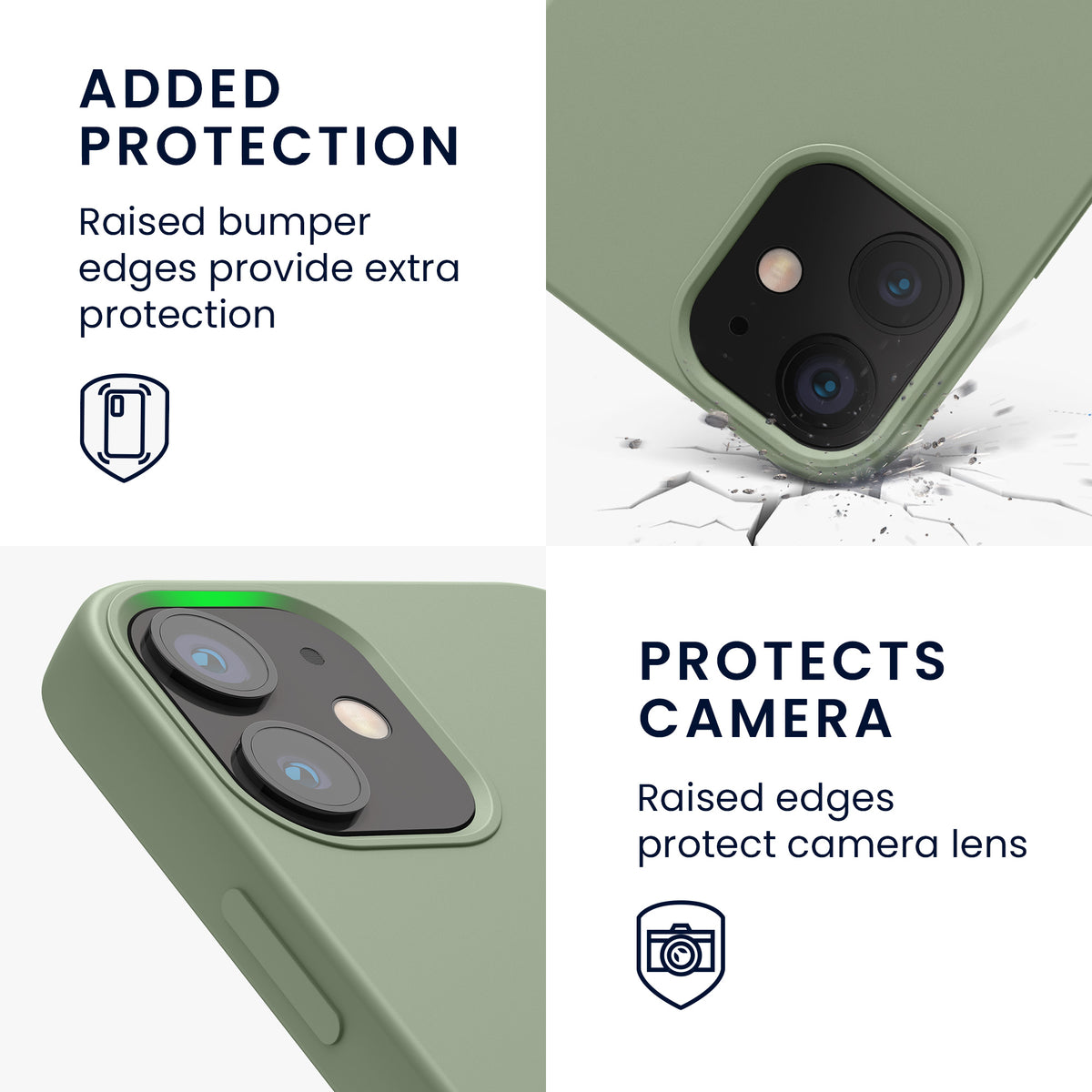 kwmobile Handyhülle für iPhone 12 mini Case - kabelloses Laden