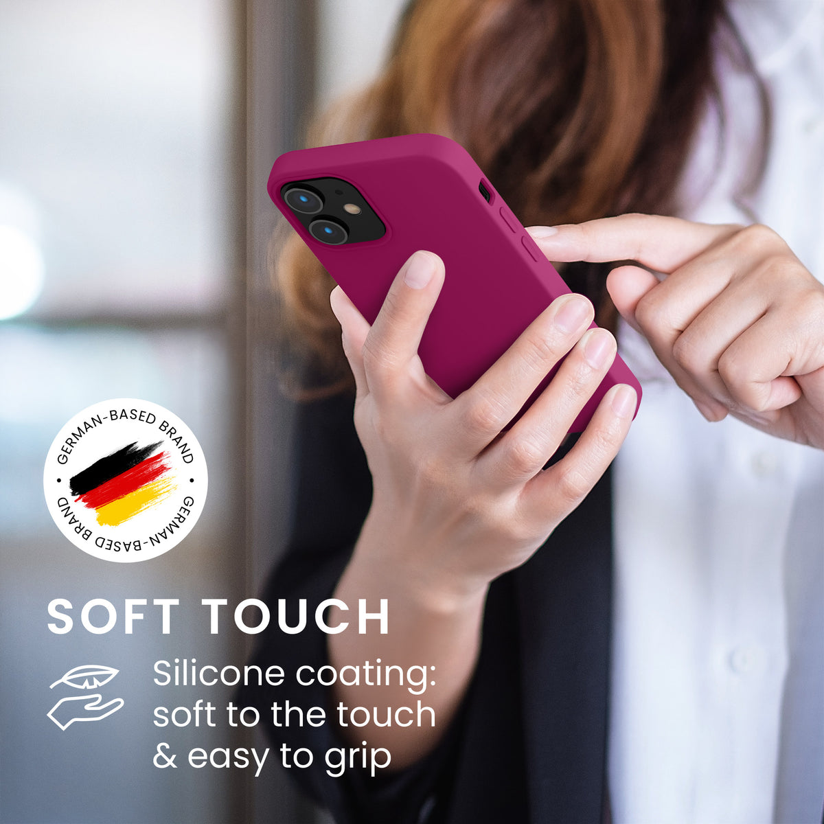 kwmobile Handyhülle für iPhone 12 mini Case - kabelloses Laden