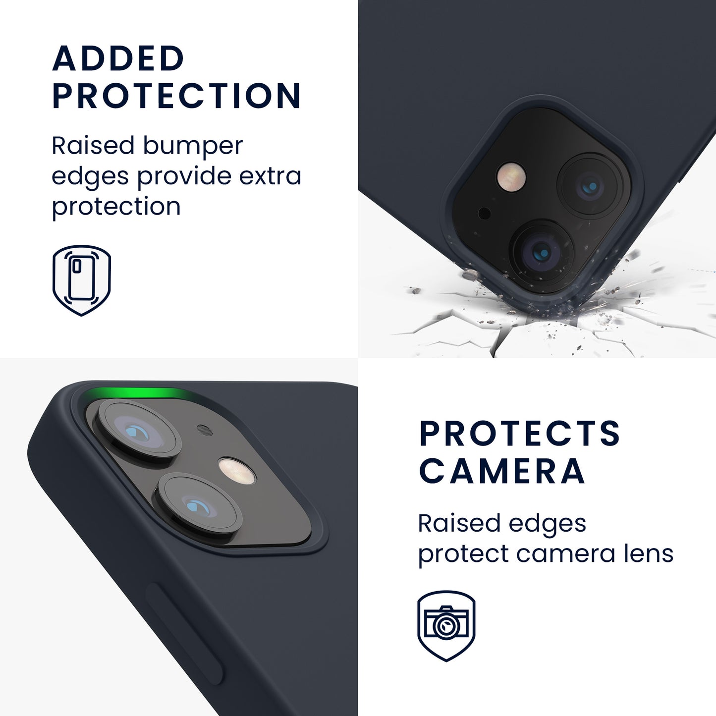 kwmobile Handyhülle für iPhone 12 mini Case - kabelloses Laden