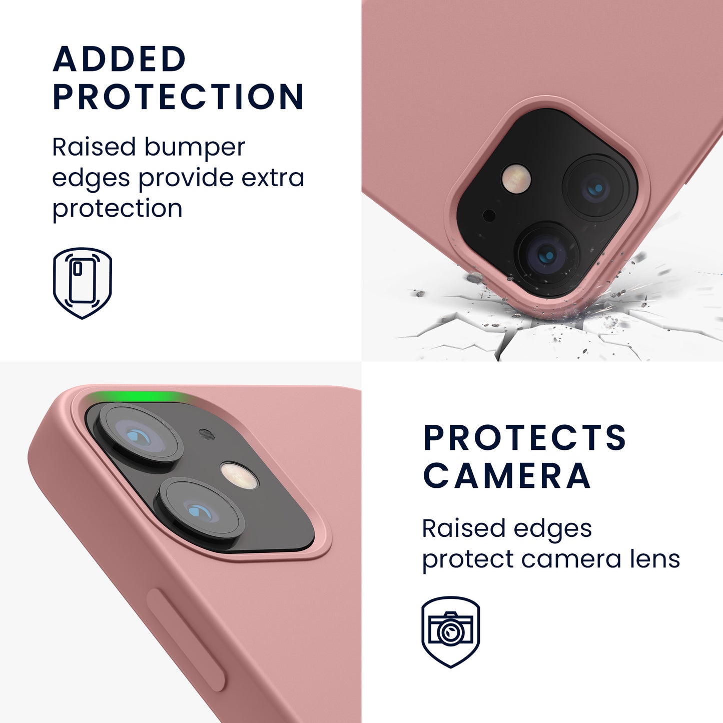 kwmobile Handyhülle für iPhone 12 mini Case - kabelloses Laden